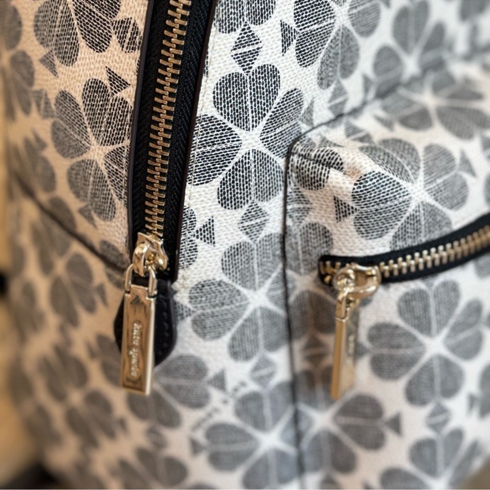 Kate Spade Spade Flower Medium Backpack Signature
Logo Black Multi NWT - Picture 10 of 17